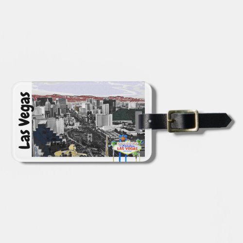 Las Vegas Luggage Tag