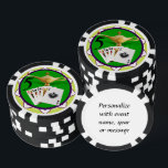 Las Vegas Magic Lamp Poker Chips<br><div class="desc">* The Las Vegas Magic Lamp with Playing Cards - a real Gamblers Delight ! * Nice as a parting gift, wedding reception gifts or Las Vegas personalized Wedding gift for your wedding crew. * Poker chips have nine color options. * Choose font style, color and size of text for...</div>