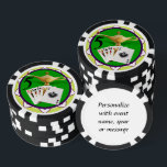 Las Vegas Magic Lamp Poker Chips<br><div class="desc">* The Las Vegas Magic Lamp with Playing Cards - a real Gamblers Delight ! * Nice as a parting gift, wedding reception gifts or Las Vegas personalized Wedding gift for your wedding crew. * Poker chips have nine color options. * Choose font style, color and size of text for...</div>