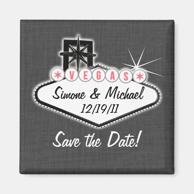 Las Vegas Magnet - Save the date (Front)