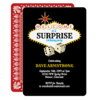 Casino Party Theme Invitations