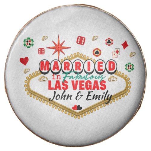 Las Vegas Married Couple Matching Vacation Nevada Chocolate Covered Oreo