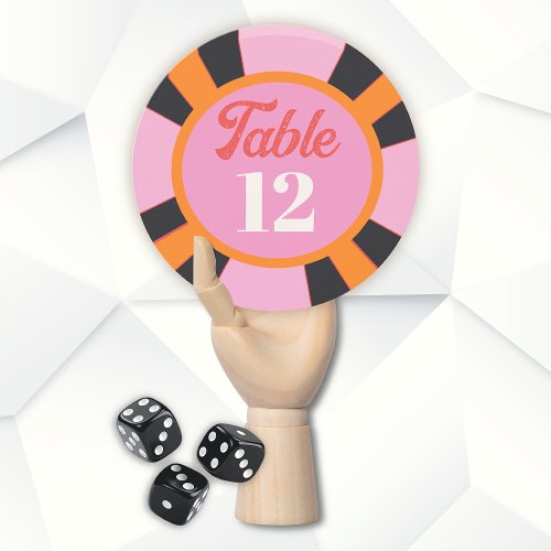 Las Vegas Mod Poker Chip Table Number