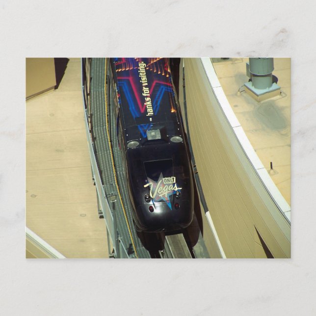 Las Vegas Monorail Postcard (Front)