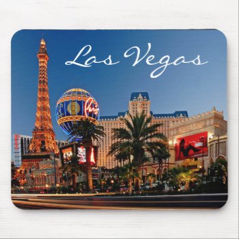Las Vegas Mousepad by merrydestinations at Zazzle
