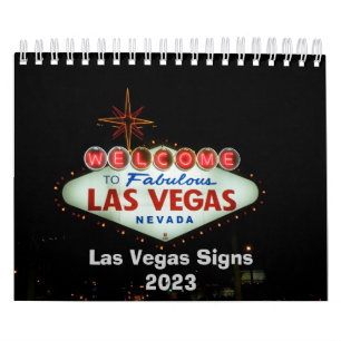 Las Vegas Neon Signs Calendar