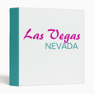 Las Vegas Nevada 3 Ring Binder