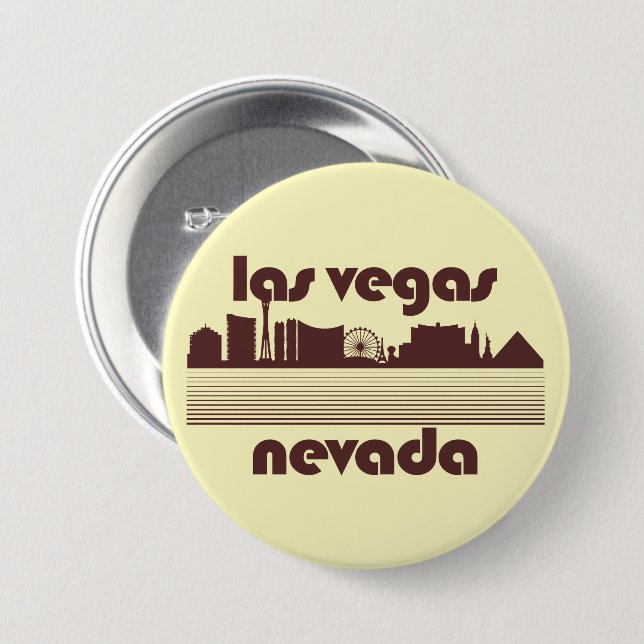 Las Vegas Nevada Button (Front & Back)
