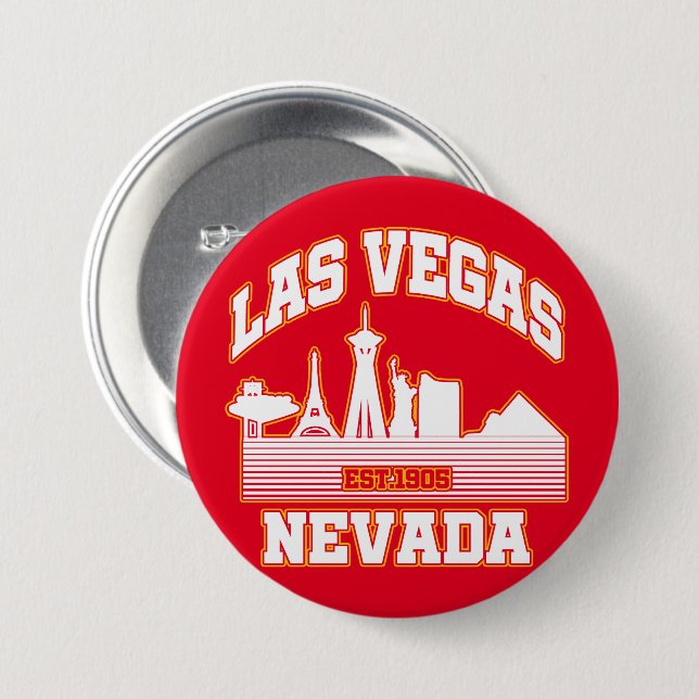 Las Vegas,Nevada Button (Front & Back)