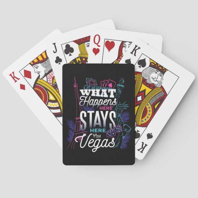 Las Vegas Nevada Casino USA United States America Poker Cards (Back)