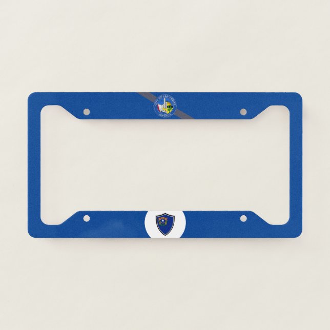 Las Vegas (Nevada) city flag License Plate Frame (Front)