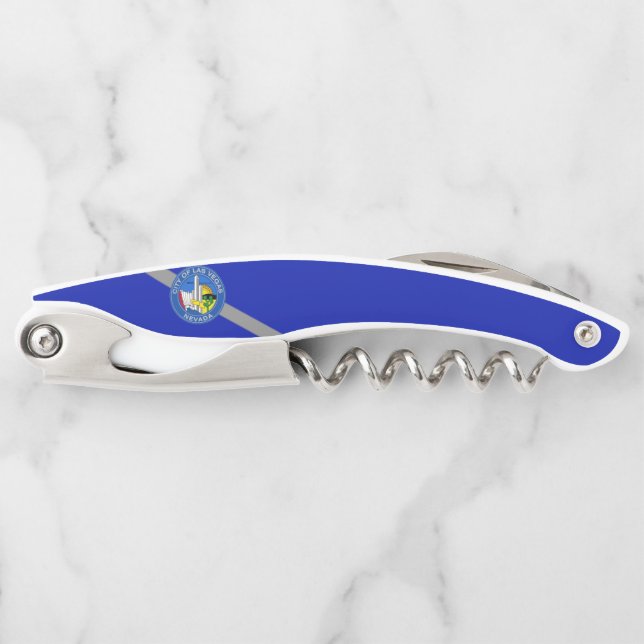 Las Vegas (Nevada) city flag Waiter's Corkscrew (Front)