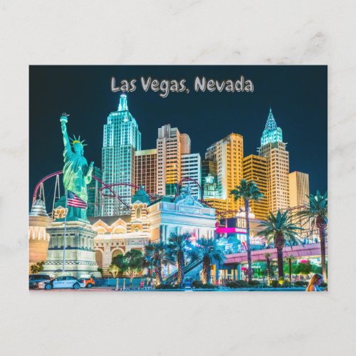Las Vegas Nevada City Postcard