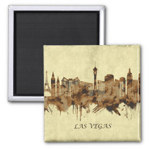Las Vegas Nevada Cityscape Magnet