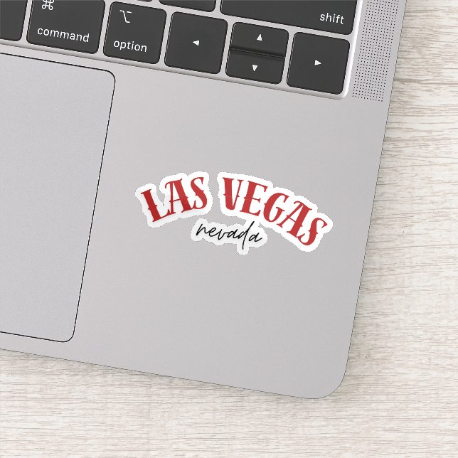 Las Vegas Nevada | Cool Red Sticker (Detail)