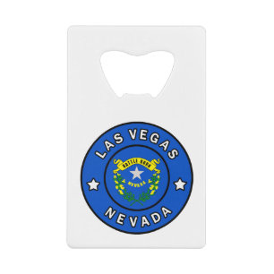 Las Vegas Nevada Credit Card Bottle Opener