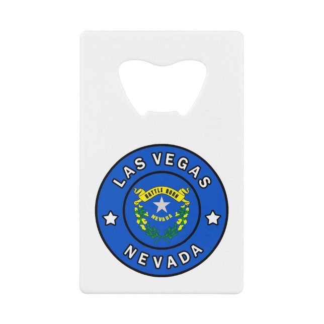 Las Vegas Nevada Credit Card Bottle Opener (Front)