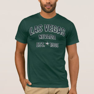 Las Vegas Nevada Est. 1905 Retro Varsity T-Shirt