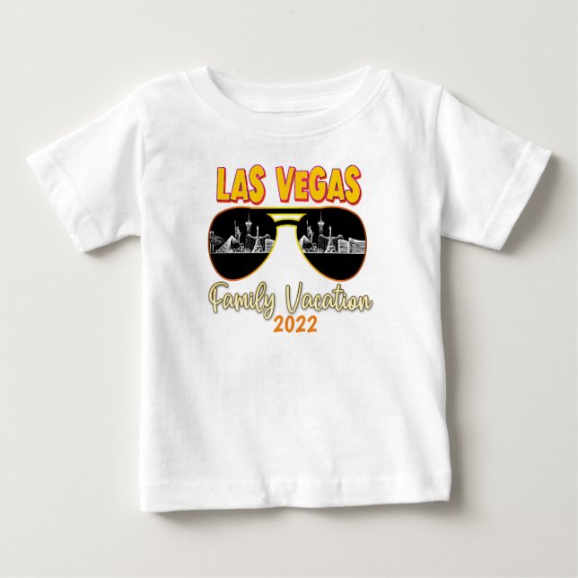 Las Vegas Nevada Family Vacation Matching 2022  Baby T-Shirt (Front)