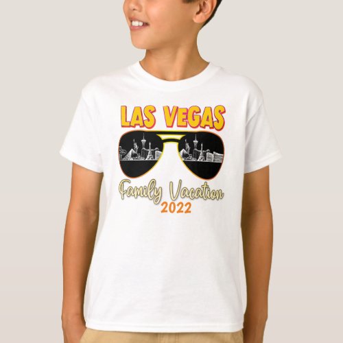 Las Vegas Nevada Family Vacation Matching 2022 T-S T-Shirt