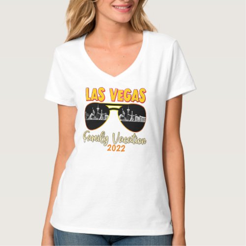 Las Vegas Nevada Family Vacation Matching 2022  T-Shirt