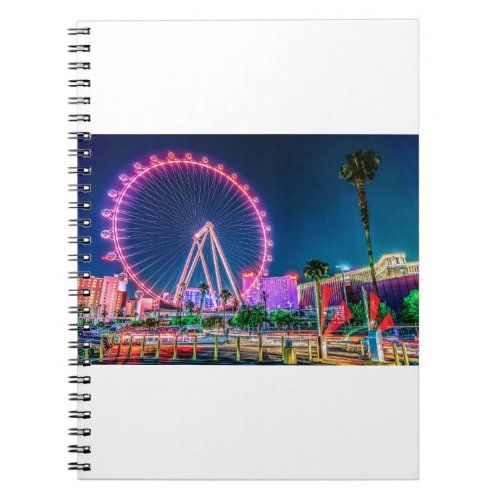 Las Vegas Nevada High Roller Ferris Wheel Notebook