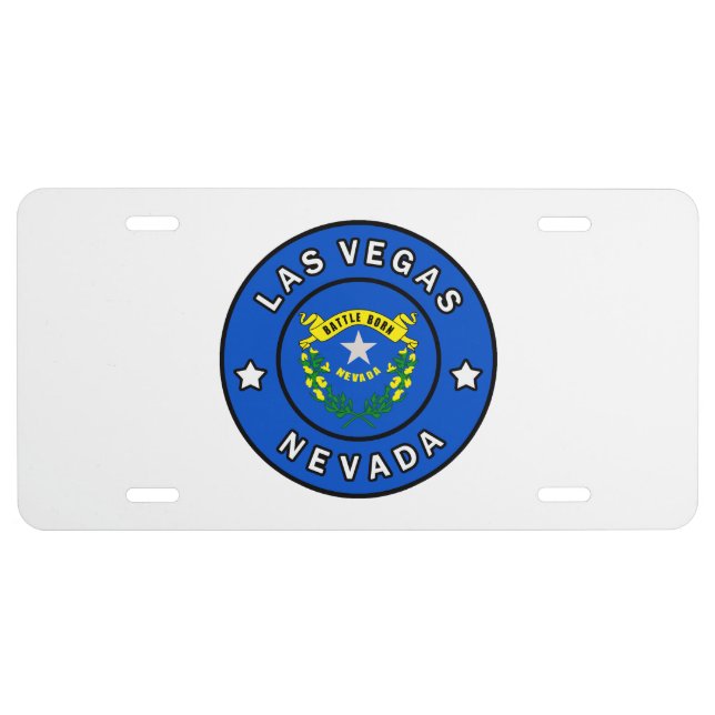 Las Vegas Nevada License Plate (Front)