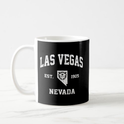 Las Vegas Nevada Nv State Athletic Style Coffee Mug