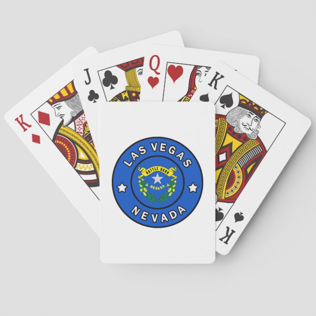 Las Vegas Nevada Poker Cards (Back)