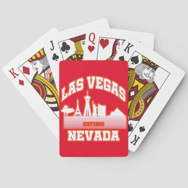 Las Vegas,Nevada Poker Cards (Back)