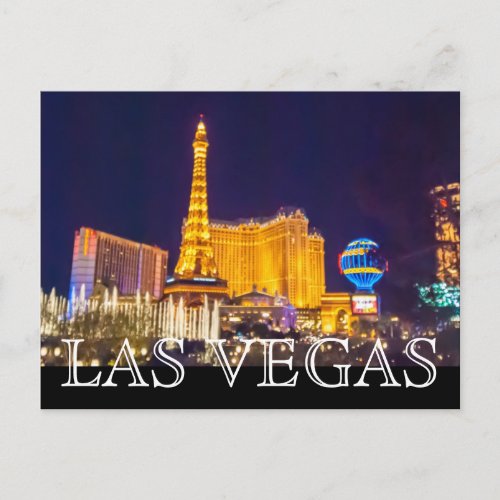 Las Vegas Nevada Postcard