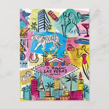 Las Vegas  Nevada Postcard by wildapple at Zazzle