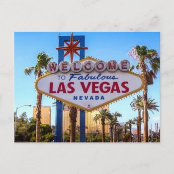 Las Vegas Nevada Postcard by NatureTales at Zazzle