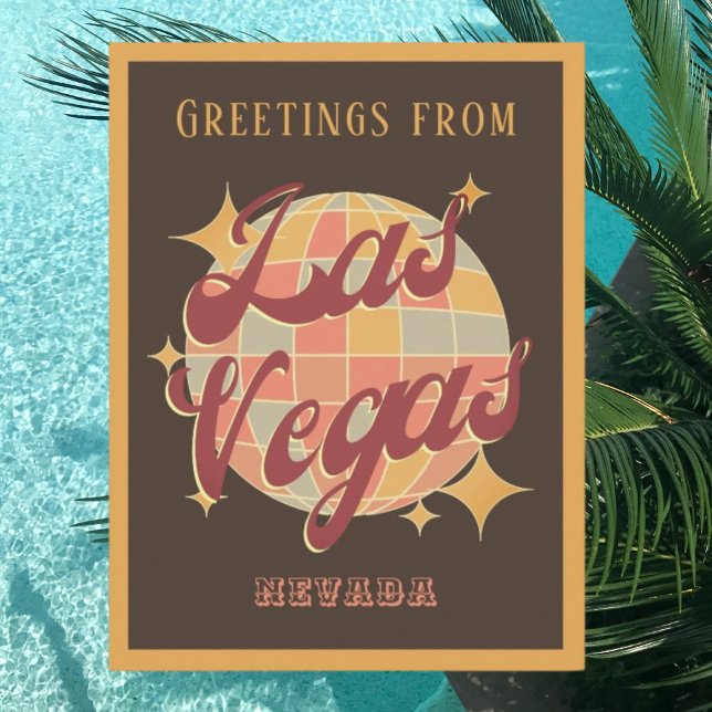 Las Vegas Nevada Retro Vintage Party Postcard (Creator Uploaded)