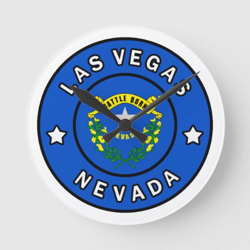 Las Vegas Nevada Round Clock