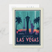 Las Vegas, Nevada | Save the Date Invitation Postcard (Front/Back)