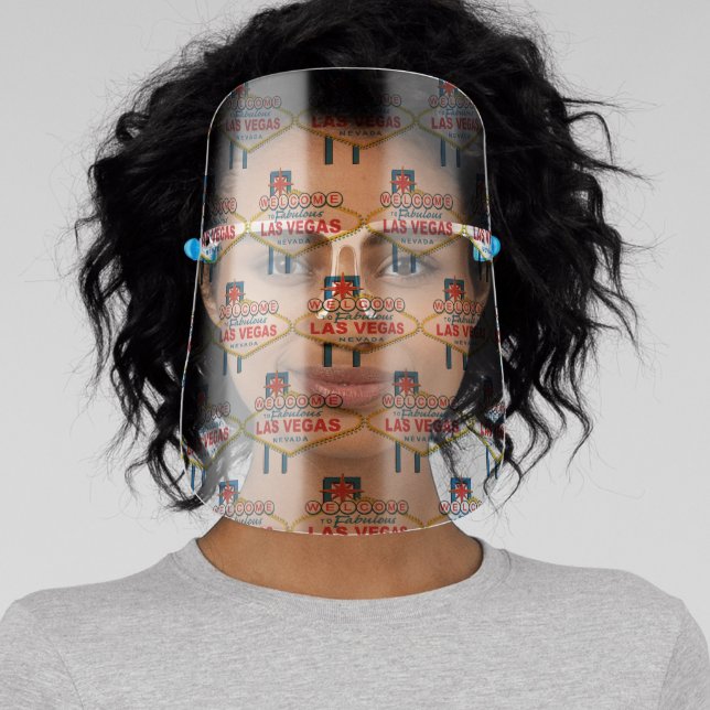 Las Vegas Nevada Sign Face Shield (Insitu)