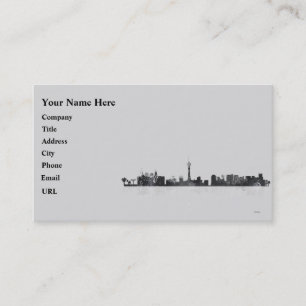 LAS VEGAS, NEVADA SKYLINE BUSINESS CARD