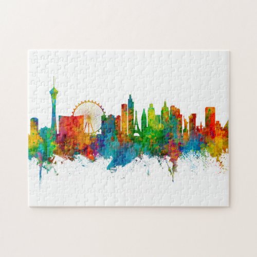 Las Vegas Nevada Skyline Jigsaw Puzzle