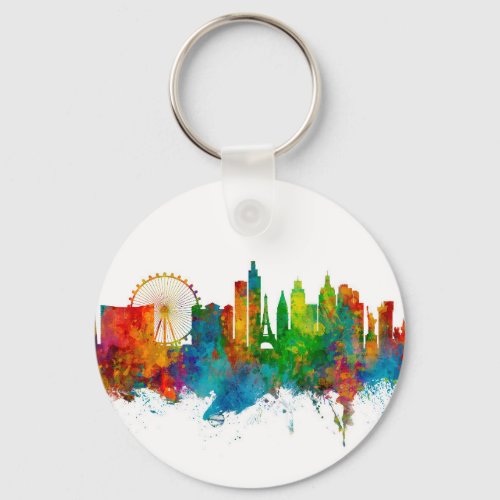 Las Vegas Nevada Skyline Keychain