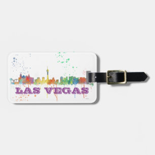 LAS VEGAS, NEVADA SKYLINE LUGGAGE TAG