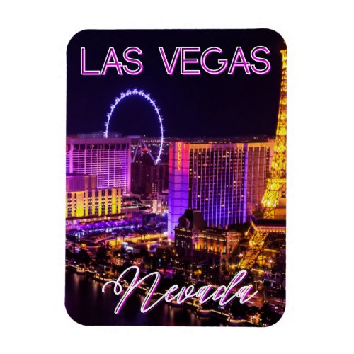 Las Vegas Nevada Skyline   Magnet