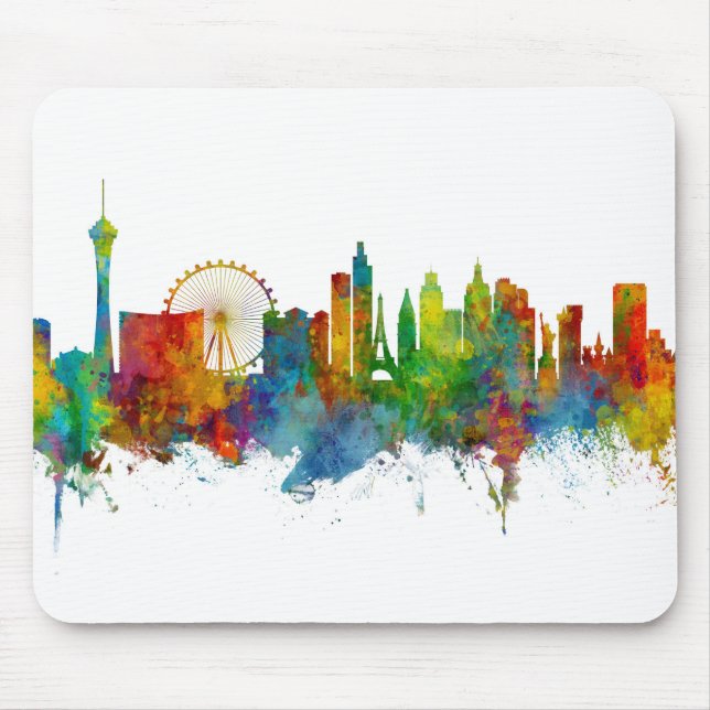 Las Vegas Nevada Skyline Mouse Pad (Front)