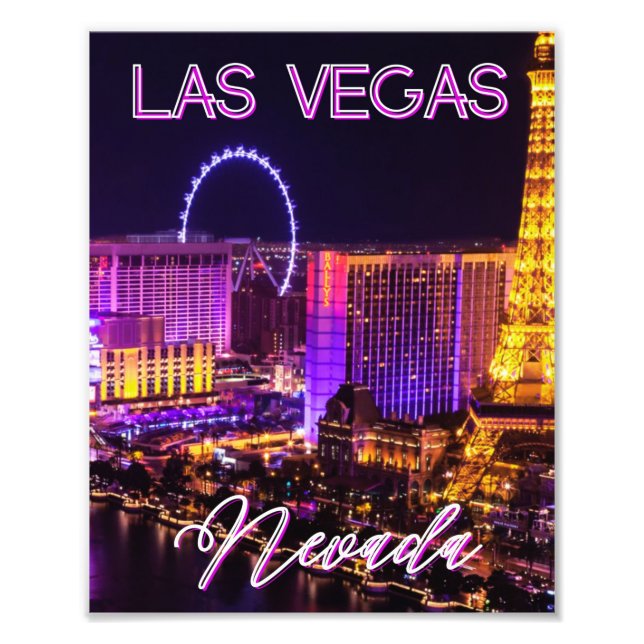 Las Vegas Nevada Skyline   Photo Print (Front)