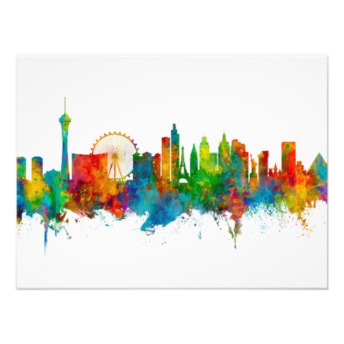 Las Vegas Nevada Skyline Photo Print