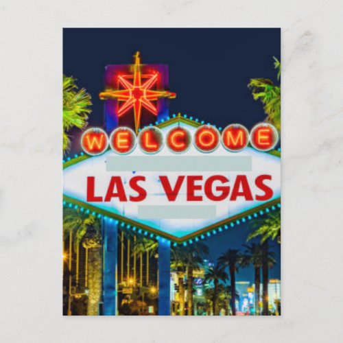 Las Vegas Nevada  Skyline Postcard
