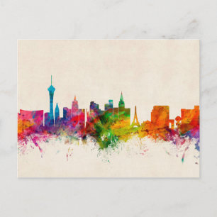 Las Vegas Nevada Skyline Postcard