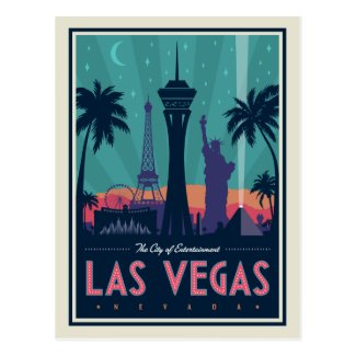 Las Vegas, Nevada | Skyline Postcard