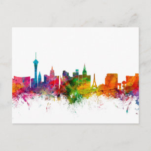 Las Vegas Nevada Skyline Postcard