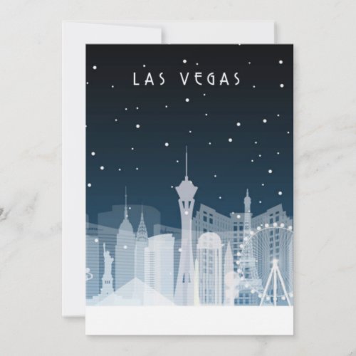 Las Vegas Nevada  Skyline Postcard